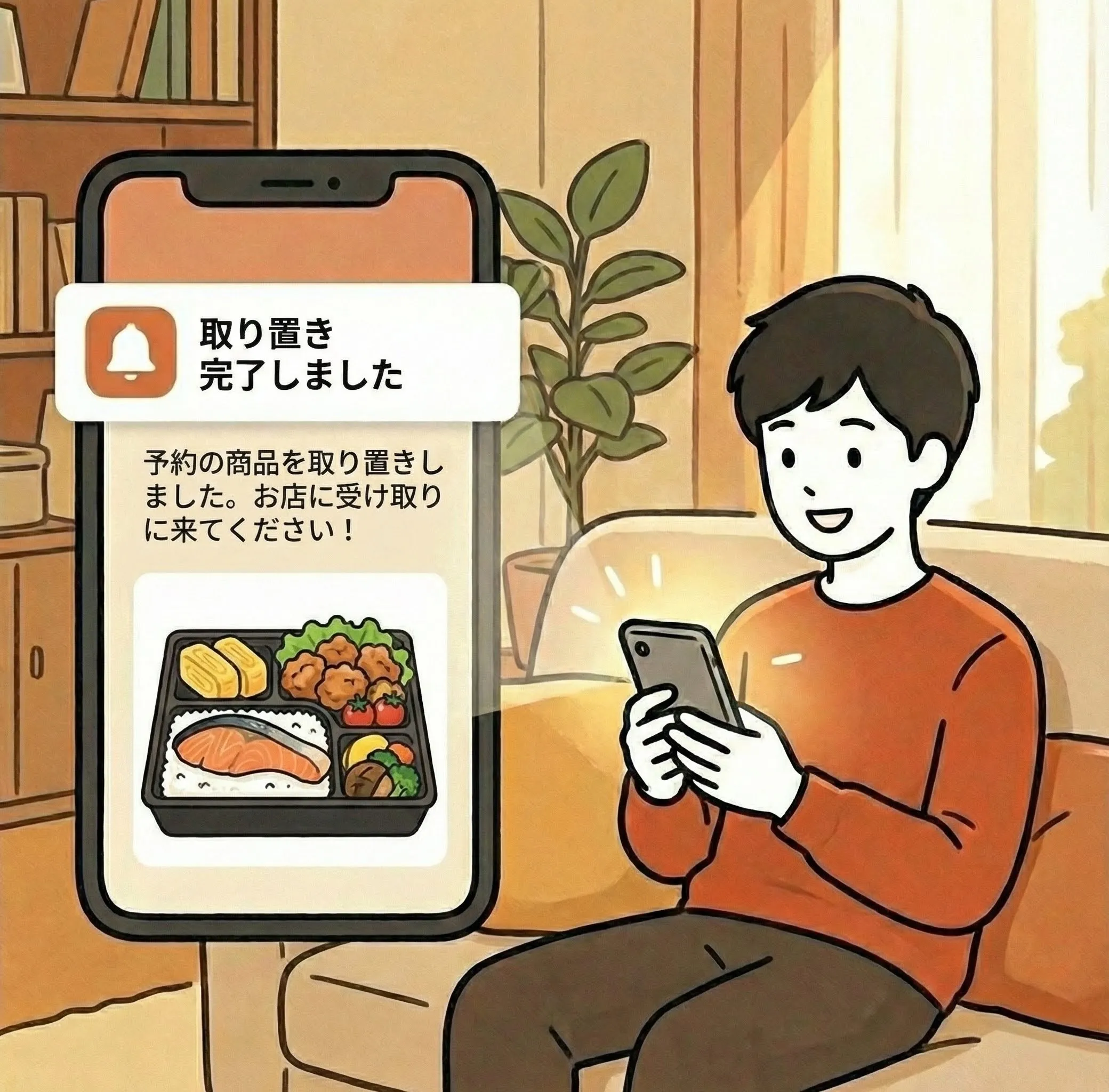 取り置き完了通知