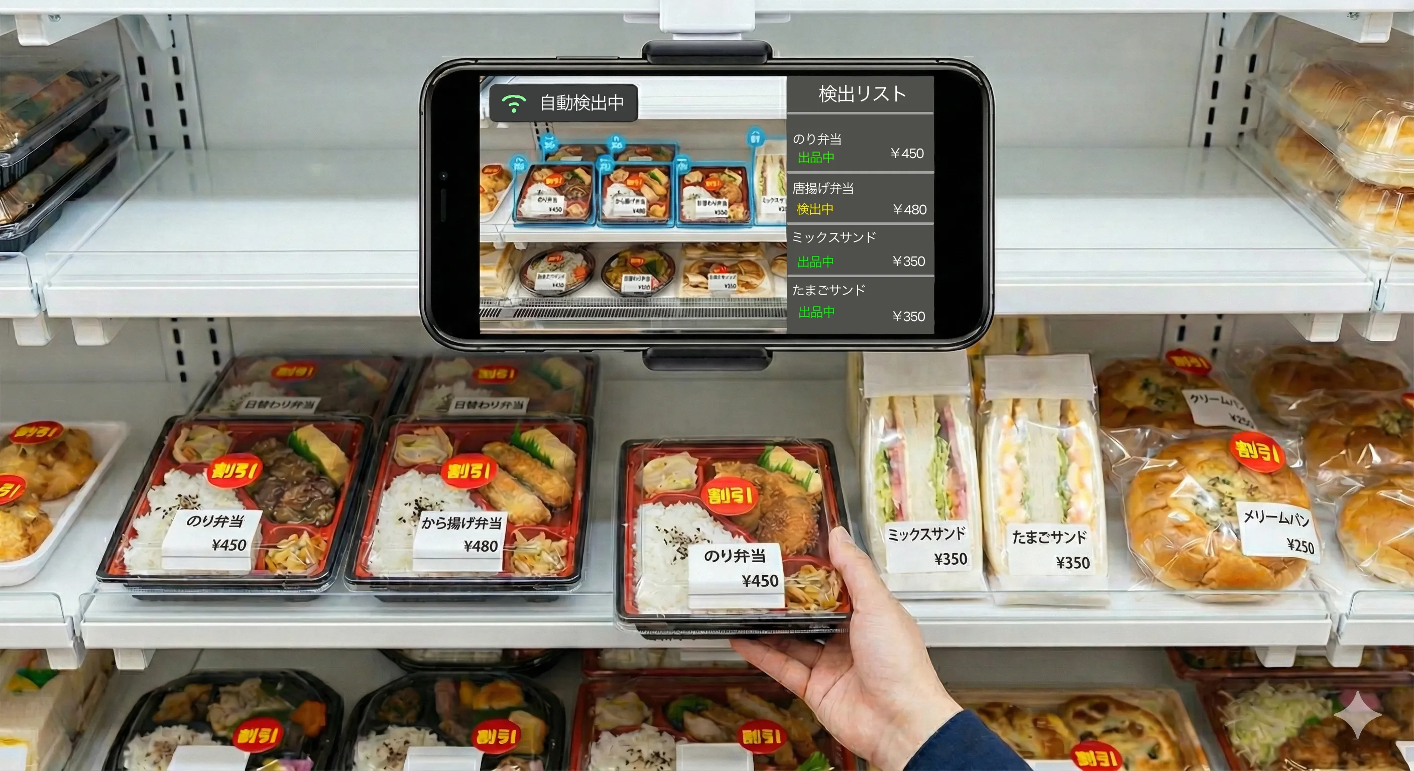 棚カメラ設置で自動出品の説明